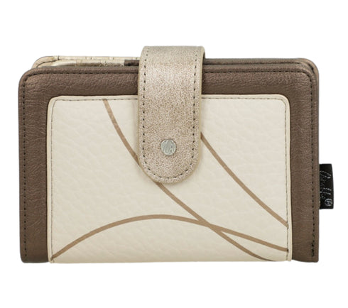 Portofel casual, dama, ANEKKE 42639-902, bej, piele ecologica