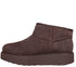 Ghete sport, dama, SKECHERS KEEP COZY 169143-CHOC, piele intoarsa