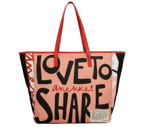 Poseta plaja, dama, ANEKKE 38474-223, negru, textil