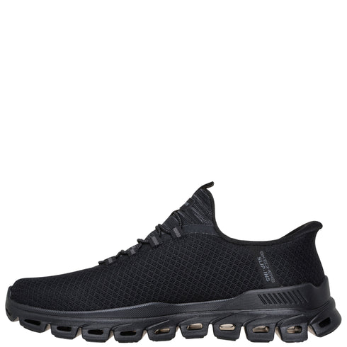 Pantofi sport, barbati, SKECHERS SLIP-INS GLIDE STEP NOXUS 233010-BBK negru, textil
