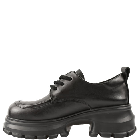 Pantofi casual, dama, FORMAZIONE, 8305 negru, piele naturala