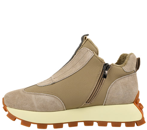 Ghete sport, dama, BERLINER, 3206 bej, piele naturala