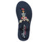 Slapi, dama, SKECHERS MEDITATION GLASS DAISY, 32922-NVMT bleumarin, textil