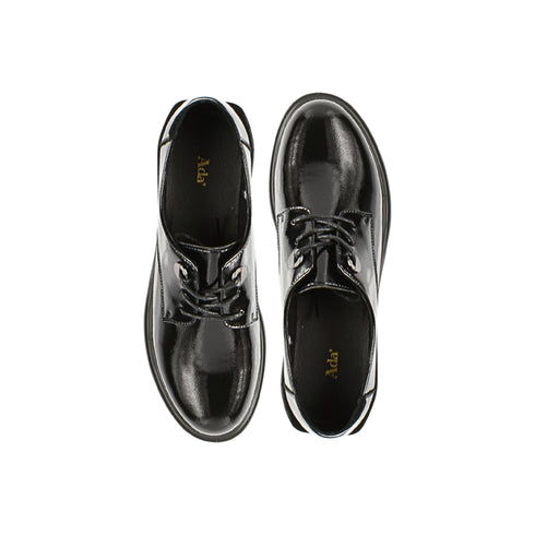 Pantofi casual, dama, ADA SHOES, 11520-87 negru, piele lacuita