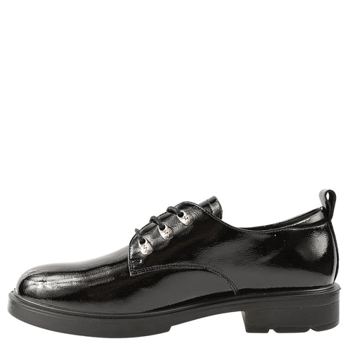 Pantofi casual, dama, ADA SHOES, 1227-10 negru, piele lacuita