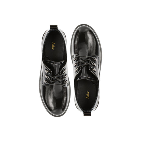 Pantofi casual, dama, ADA SHOES, 1227-10 negru, piele lacuita