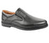 Pantofi casual, barbati, GORETTI, GR0326-175 negru, piele naturala