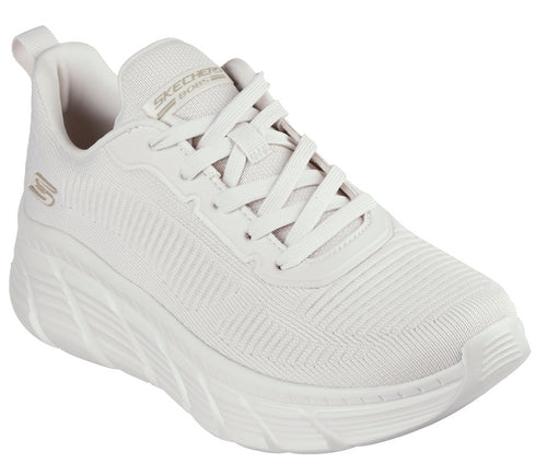 Pantofi sport, dama, SKECHERS BOBS B FLEX HI-FLYING HI 117385-OFWT alb, textil