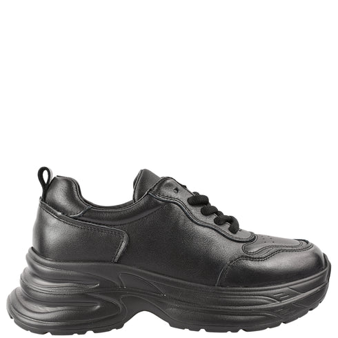 Pantofi sport, dama, FRANCO GERARDO, 10786 negru, piele naturala