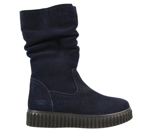 Ghete casual, dama, FORMAZIONE, 3906H01 bleumarin, piele intoarsa