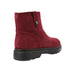 Ghete casual, dama, STEPHANO, 3938H09 bordo, piele intoarsa