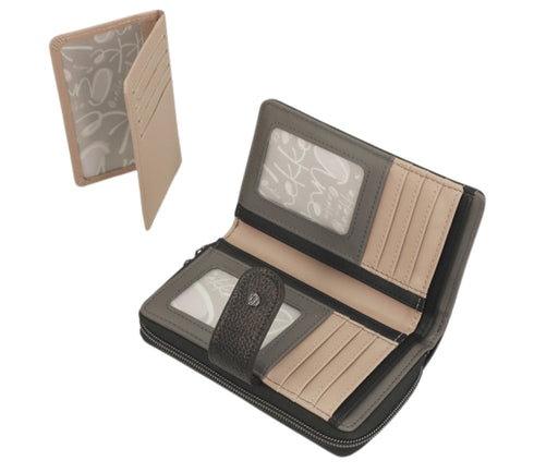 Portofel casual, dama, ANEKKE 42759-909, bej, piele ecologica