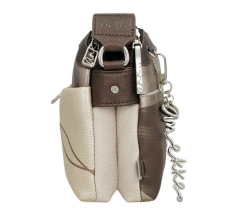 Poseta casual, dama, ANEKKE 42633-160, bej, piele ecologica