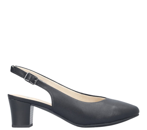 Pantofi casual, dama, RIEKER ANTISTRESS, 44651-00 negru, piele naturala