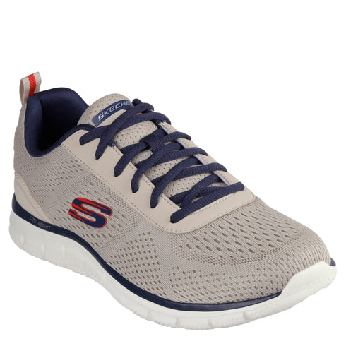 Pantofi sport, barbati, SKECHERS TRACK - LESHUR 232758-TPNV bej, textil