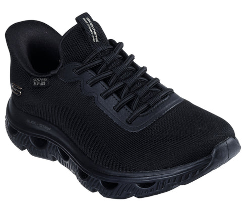 Pantofi sport, dama, SKECHERS BOBS ARC WAVES 117629-BBK negru, textil