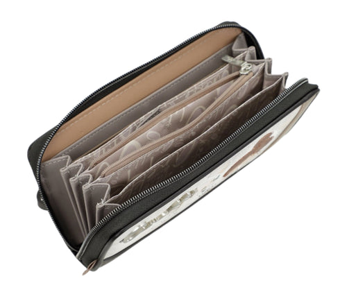 Portofel casual, dama, ANEKKE 42809-908, bej, piele ecologica