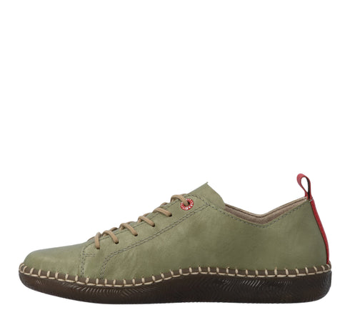 Pantofi sport, dama, RIEKER ANTISTRESS, N2401-54 verde, piele ecologica