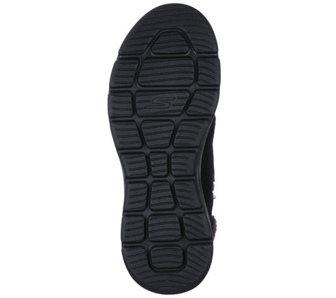Ghete sport, dama, SKECHERS Glacial Ultra Woodlands, 16677-BBK negru, piele intoarsa