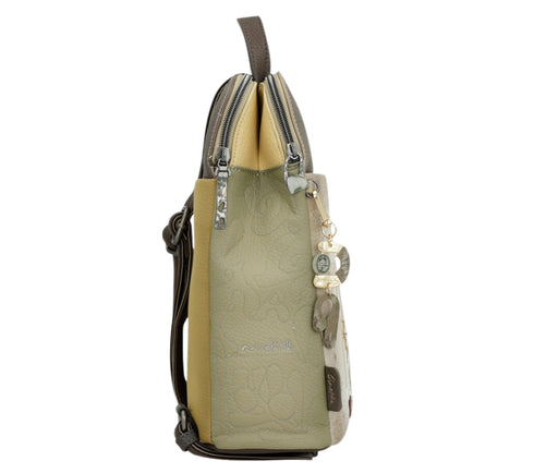 Rucsac casual, dama, ANEKKE 42705-073, auriu, piele ecologica