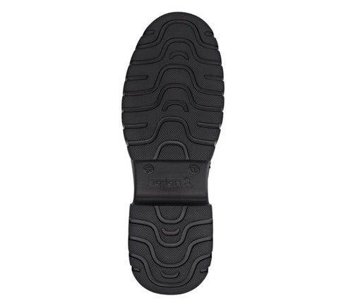 Ghete casual, dama, RIEKER TEX ANTISTRESS, W1871-00 negru, piele ecologica