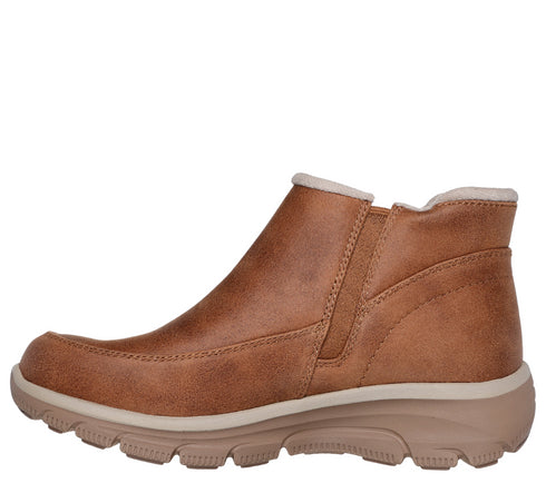 Ghete sport, dama, SKECHERS EASY GOING - INTO FALL 168031-CSNT bej, piele ecologica