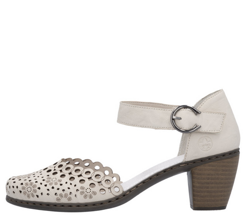 Pantofi casual, dama, RIEKER ANTISTRESS, 40902-60 bej, piele ecologica