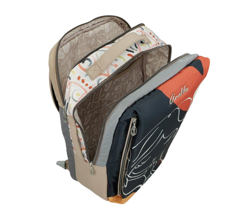 Rucsac casual, dama, ANEKKE 42575-004, bleumarin, piele ecologica