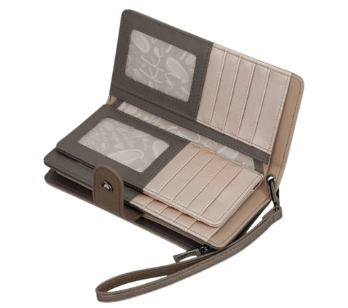 Portofel casual, dama, ANEKKE 42749-901, bej, piele ecologica