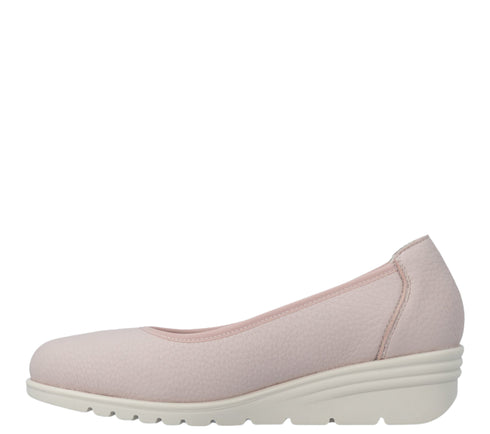 Balerini casual, femei, RIEKER ANTISTRESS, L5360-31 roz, piele naturala