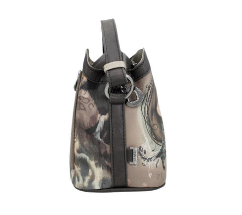 Poseta casual, dama, ANEKKE 41703-258, maro, piele ecologica