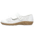 Pantofi casual, dama, RIEKER ANTISTRESS, 44880-80 alb, piele ecologica