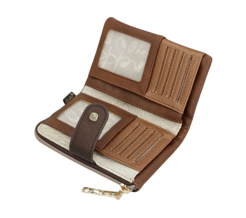 Portofel casual, dama, ANEKKE 42709-912, bej, piele ecologica