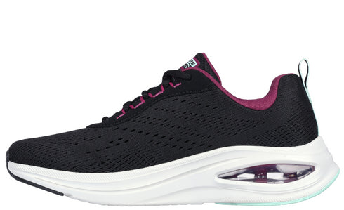 Pantofi sport, dama, SKECHERS SKECH AIR META AIRED OUT 150131-BKMT negru, textil