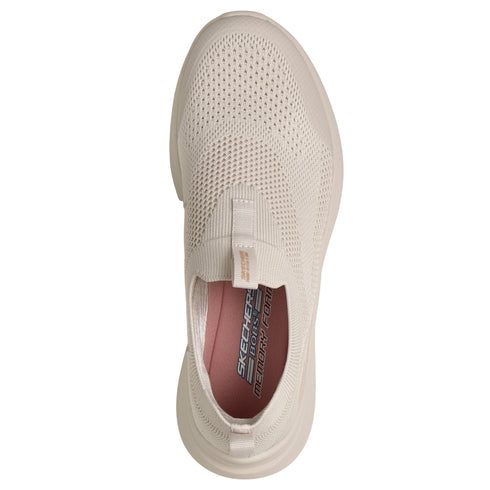 Pantofi sport, dama, SKECHERS BOBS MODA FLEX 117734-OFWT alb, textil