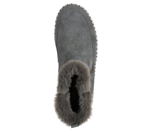 Ghete sport, dama, SKECHERS WILSHIRE BLVD - FRESH ZIP 168108- OLV verde, piele intoarsa