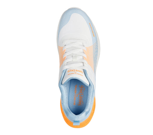 Pantofi sport, barbati, SKECHERS SNOOP ACE- CYBER WALKER 251135-WBL alb, textil