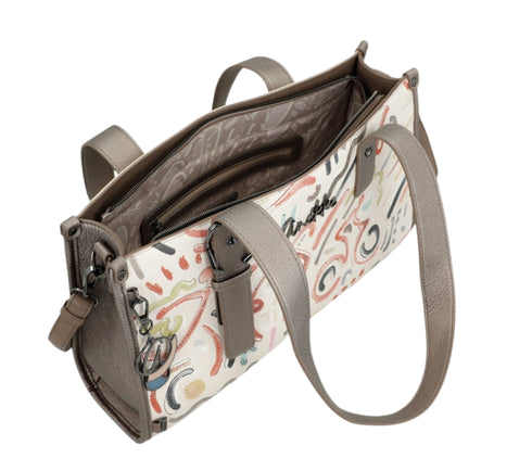 Poseta casual, dama, ANEKKE 42742-424, bej, piele ecologica