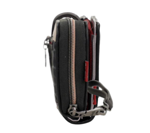 Portofel casual, dama, ANEKKE 41809-908, negru, piele ecologica