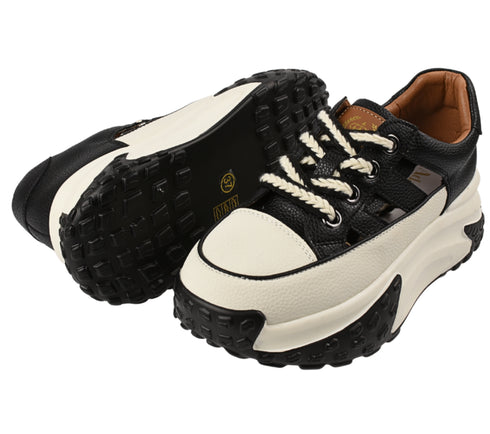 Pantofi sport, dama, ADA SHOES, 9071 negru, piele naturala