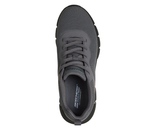 Pantofi sport, barbati, SKECHERS BOBS B FLEX-ARCH COMFORT EDGE 118112-DKGY gri, textil