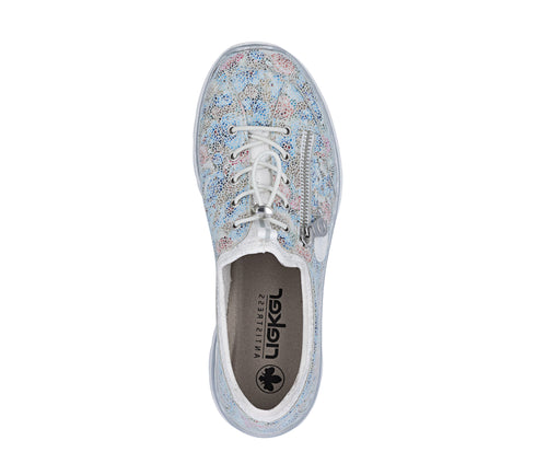 Pantofi sport, dama, RIEKER MEMOSOFT, L3252-91 multicolor, piele ecologica