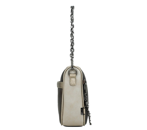 Poseta casual, dama, ANEKKE 42603-588, negru, piele ecologica