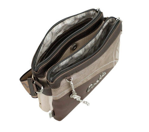 Poseta casual, dama, ANEKKE 42633-160, bej, piele ecologica