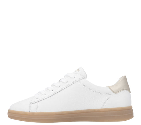 Pantofi sport, dama, REMONTE MEMOSOFT, D2C07-80, alb, piele naturala