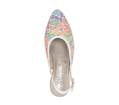 Pantofi casual, dama, RIEKER ANTISTRESS, 47060-90 roz, piele ecologica