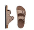 Papuci casual, barbati, RIEKER ANTISTRESS, 21190-27 bej, piele nabuc