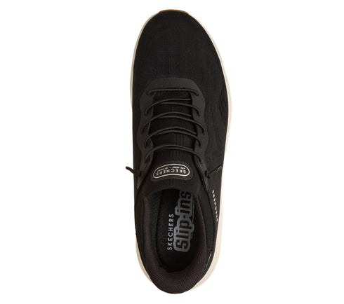 Pantofi sport, barbati, SKECHERS UNO GLIDE-STEP-AIR GLIDERS 183421-BLK negru, textil