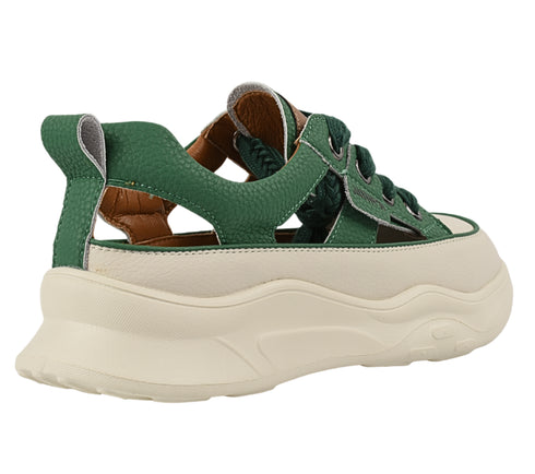 Pantofi sport, dama, ADA SHOES, 208 verde, piele naturala