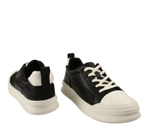 Pantofi sport, barbati, ADA SHOES, 5310 negru, piele naturala